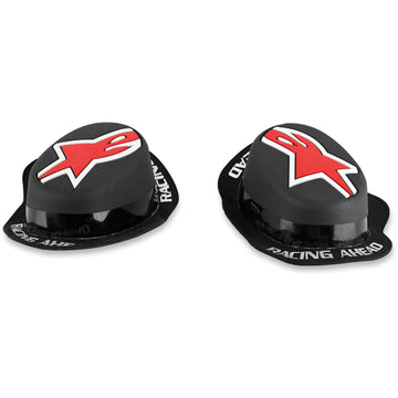 ALPINESTARS GP Rain Knee Sliders - Black/Red 6401013