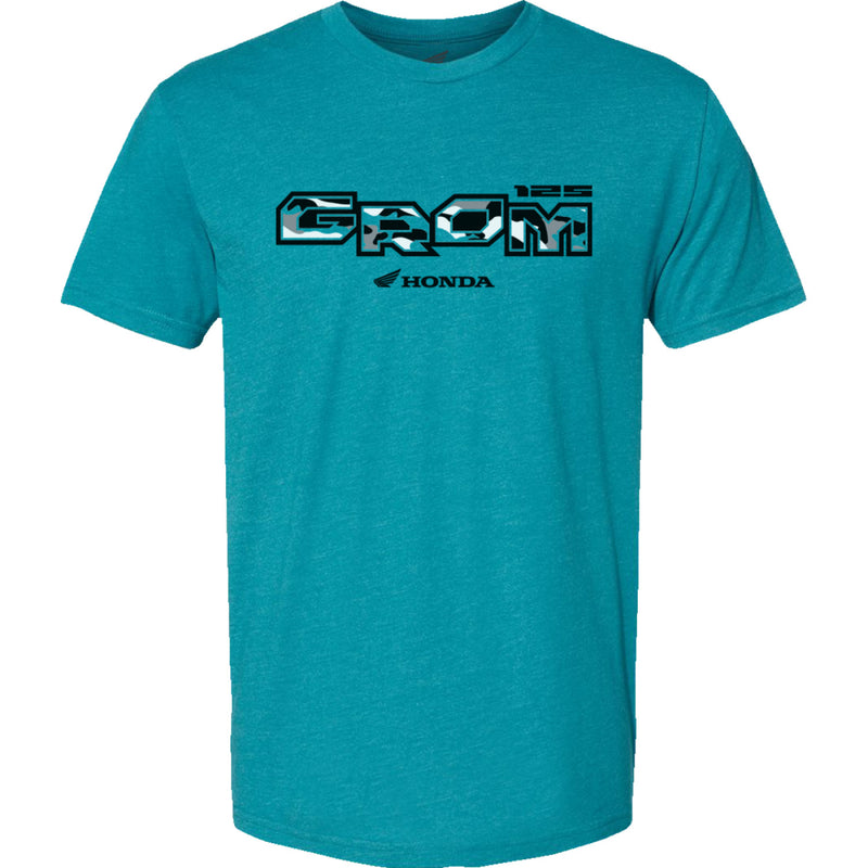 Honda Apparel Honda Grom T-Shirt - Teal - Small NP21S-M2468-S | T Shirts Mens