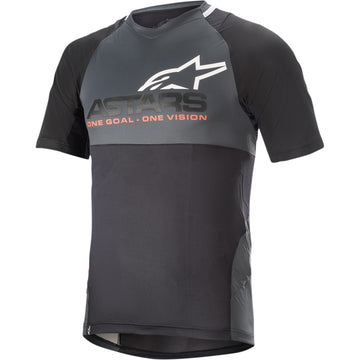 ALPINESTARS Drop 8.0 Jersey - Short-Sleeve - Black/Coral - 2XL 1766621-1793-2X