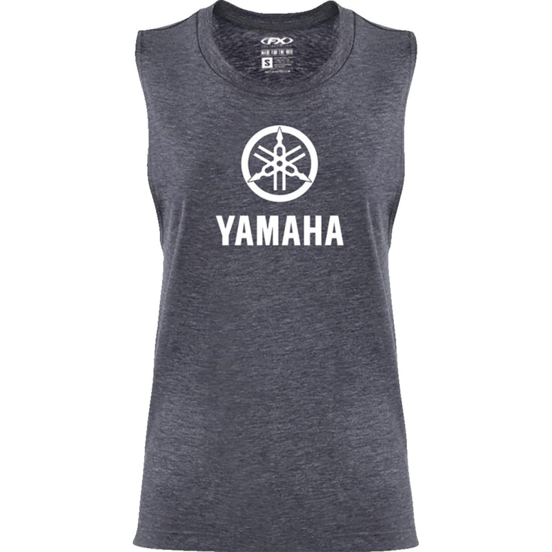 FACTORY EFFEX Women's Yamaha Idol Muscle Tank Top - Heather Navy - XL 27-87256