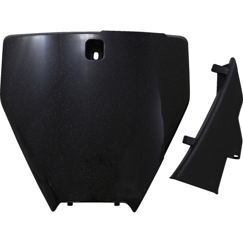 Acerbis Front Number Plate - Black/Metallic 2726577440