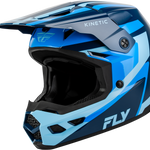 FLY Racing Kinetic Sync Helmet - Navy / Blue / Light Blue