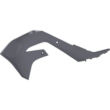 POLISPORT Radiator Cover - Gray - KX 450F 8423400004 by Polisport