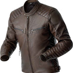 RST Roadster Air D3O CE Leather Jacket - Brown - 4XL