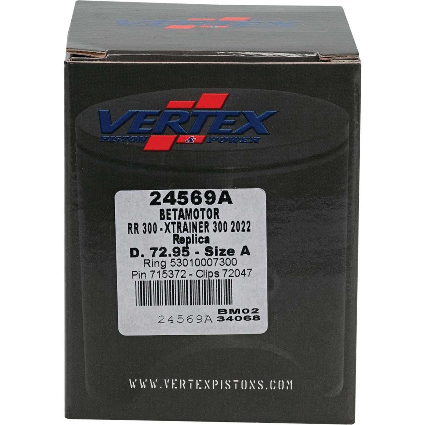 Piston Kit Cast 72.95/Std Beta