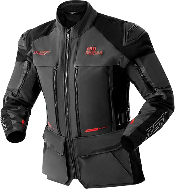 RST Pro Series Adventure D3O CE Textile Jacket - Grey/Black - XL