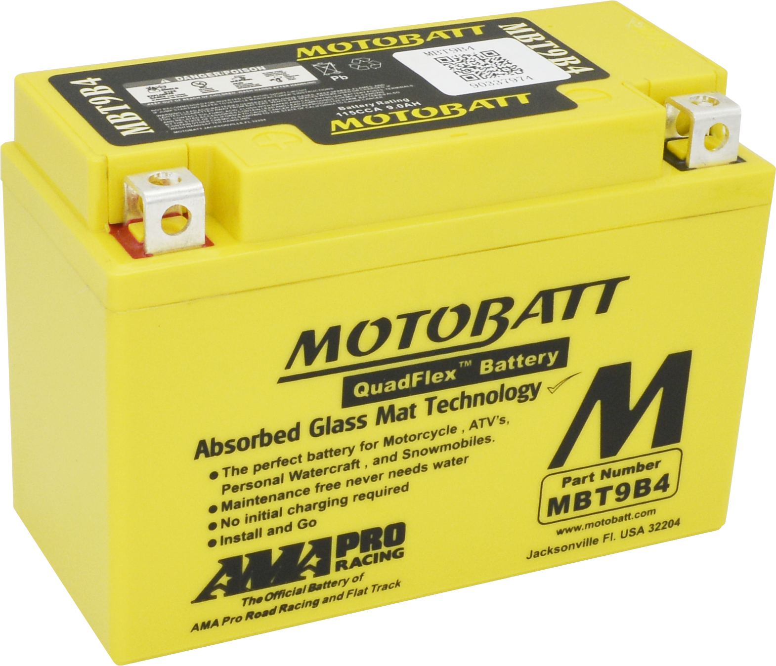 Battery Mbt9b4 Sealed Factory Activated