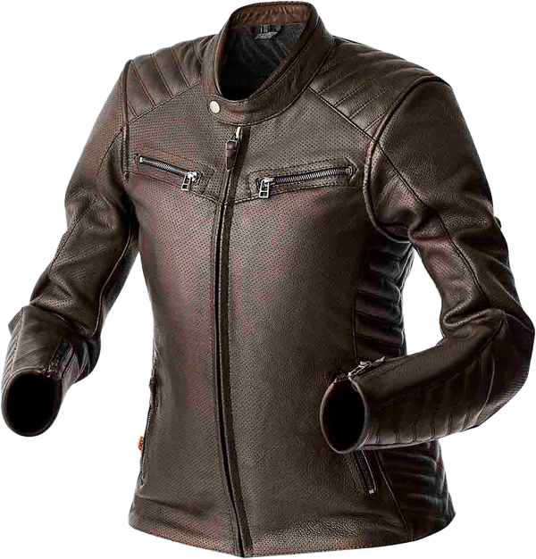 RST Women's Roadster Air D3O CE Leather Jacket - Brown - 3XL