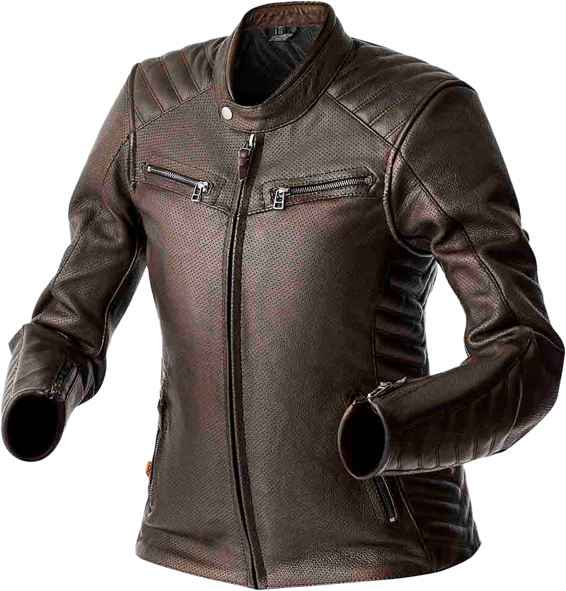 RST Women's Roadster Air D3O CE Leather Jacket - Brown - XS