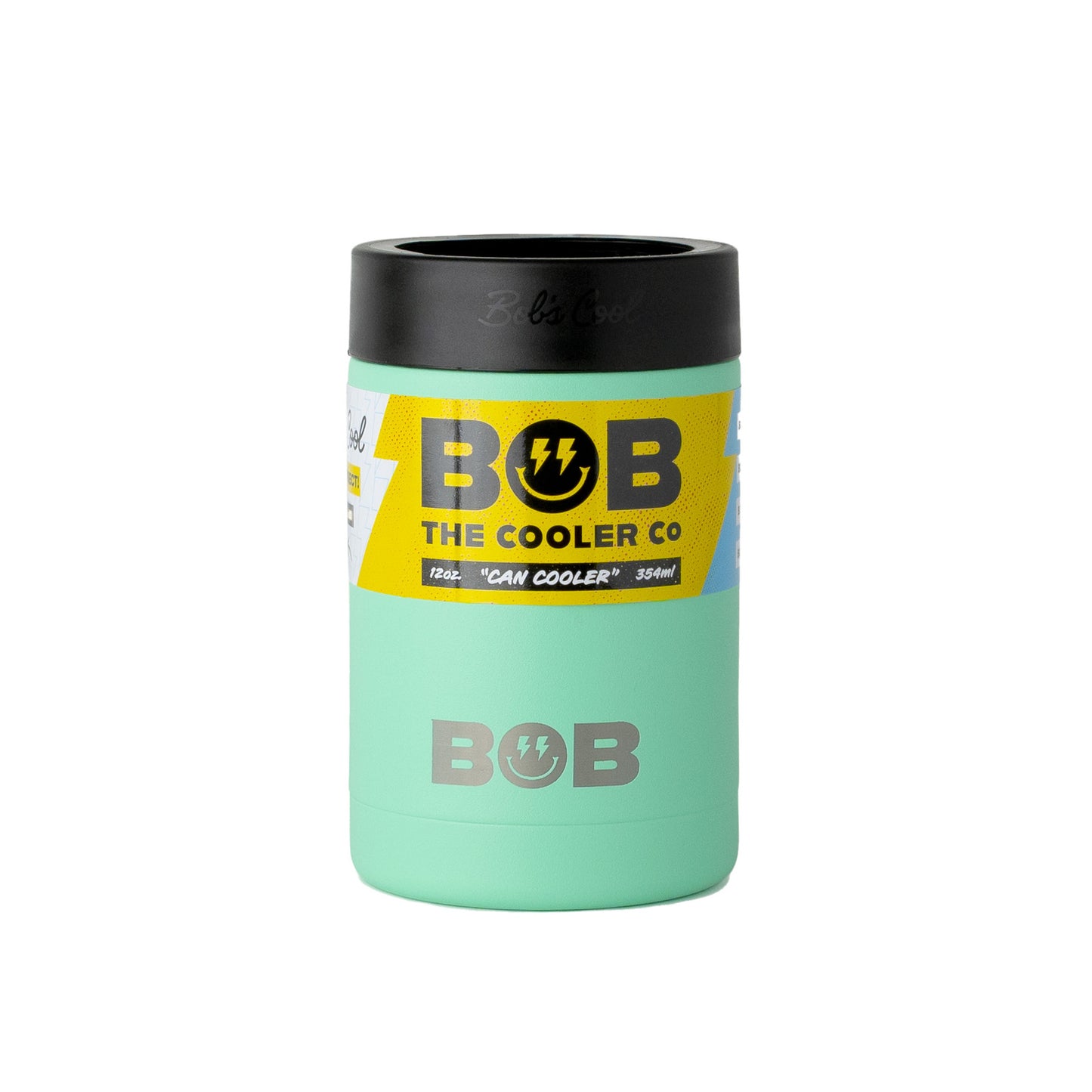 BOBs 12Oz Short Double Wall Vacuum Insulated Can Cooler by BOB The Cooler Co