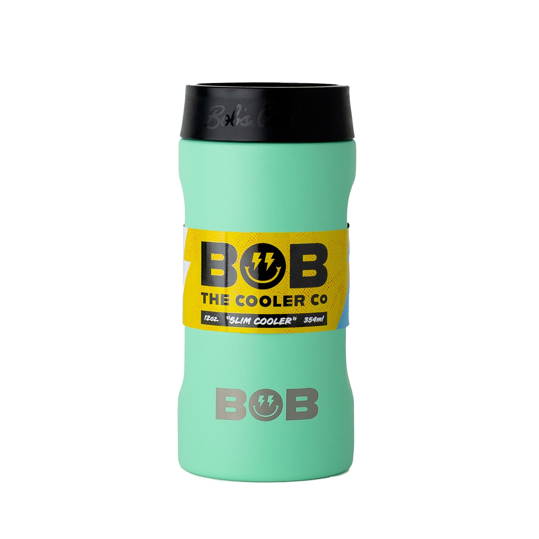 BOBs 12Oz Slim Double Wall Vacuum Insulated Can Cooler by BOB The Cooler Co
