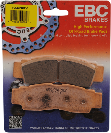 EBC SV Severe Duty Brake Pads - FA676SV FA676SV