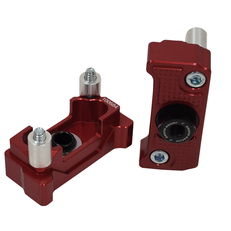 DRIVEN RACING Captive Axle Block Sliders - Red DRCAX-204RD