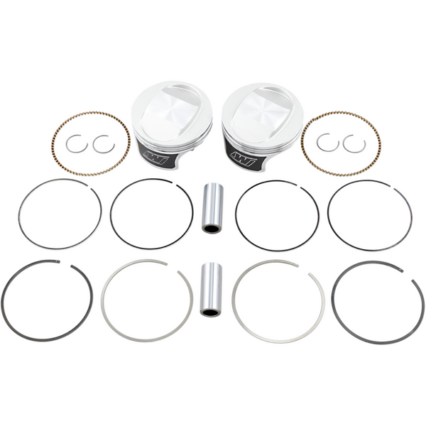 Wiseco Tracker* Series Piston Kit - 3.875" - 88 Cubic Inch Bored to 95 Cubic Inch - Standard - Twin Cam K0208PS