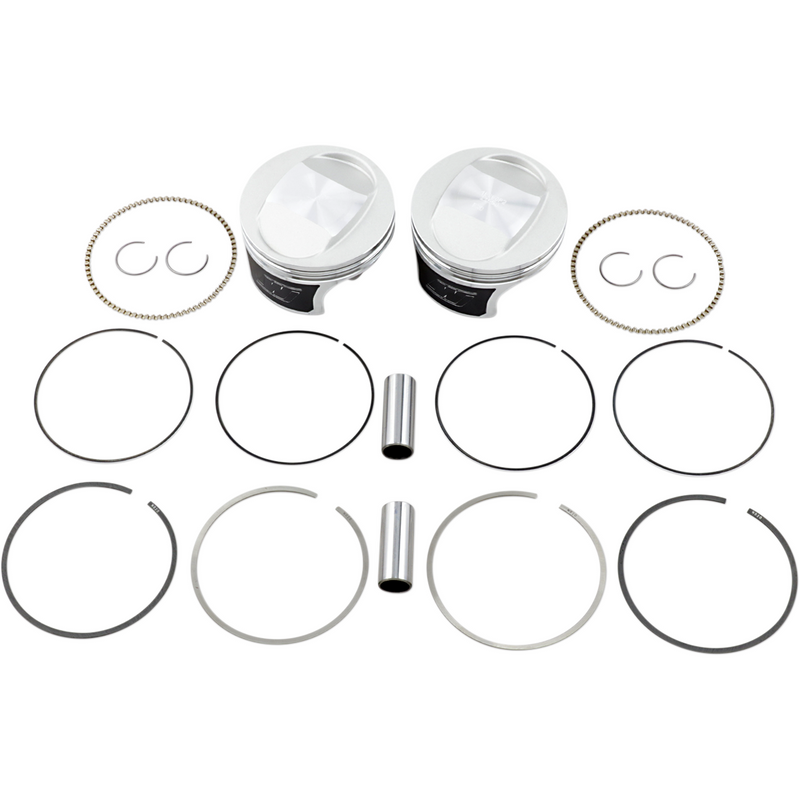 Wiseco Tracker* Series Piston Kit - 3.895" - 88 Cubic Inch Bored to 95 Cubic Inch - +0.020" - Twin Cam K0208P2