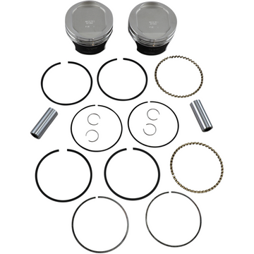 WISECO Tracker* Series Piston Kit - 3.518" - 883 cc Bored to 1200 cc - +0.020" - 883 XL K0213P2