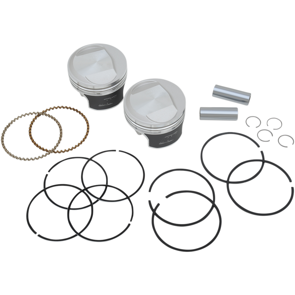 WISECO Tracker* Series Piston Kit - 3.528" - 1340 cc 80 Cubic Inch - +0.030" - Evolution K0216P3