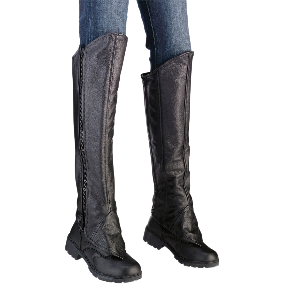 Z1R Women's Half Chaps - Black - XXS/XS 2815-0091