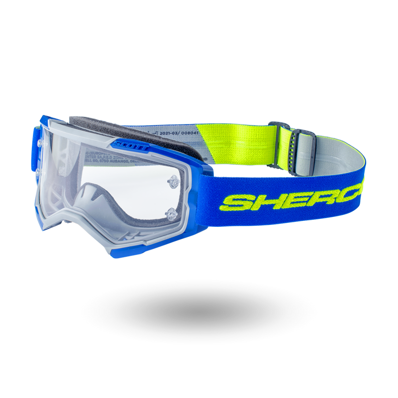 Scott Fury Sherco Goggles Blue/Yellow