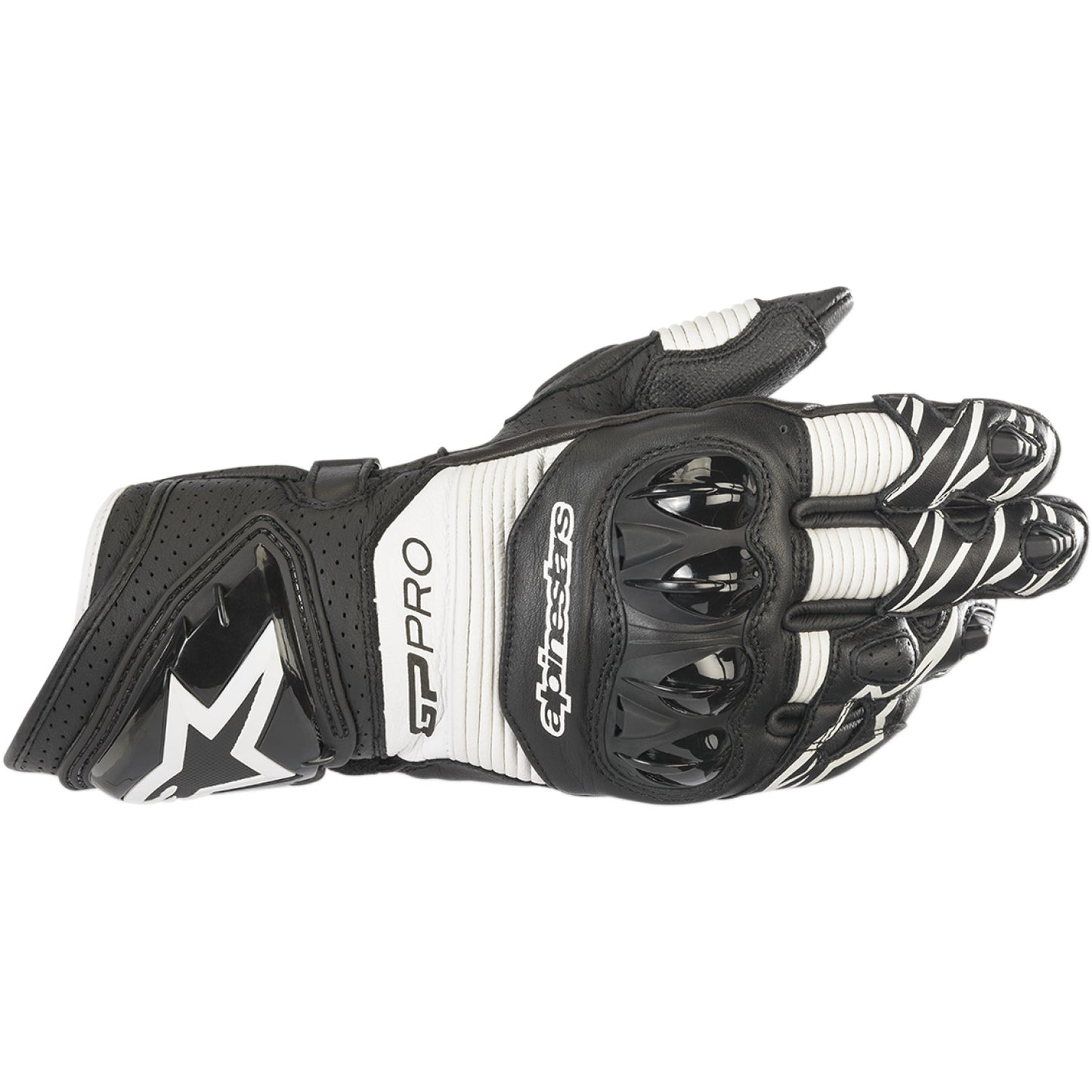 ALPINESTARS GP Pro RS3 Gloves - Black/White - Medium 3556922-12-M