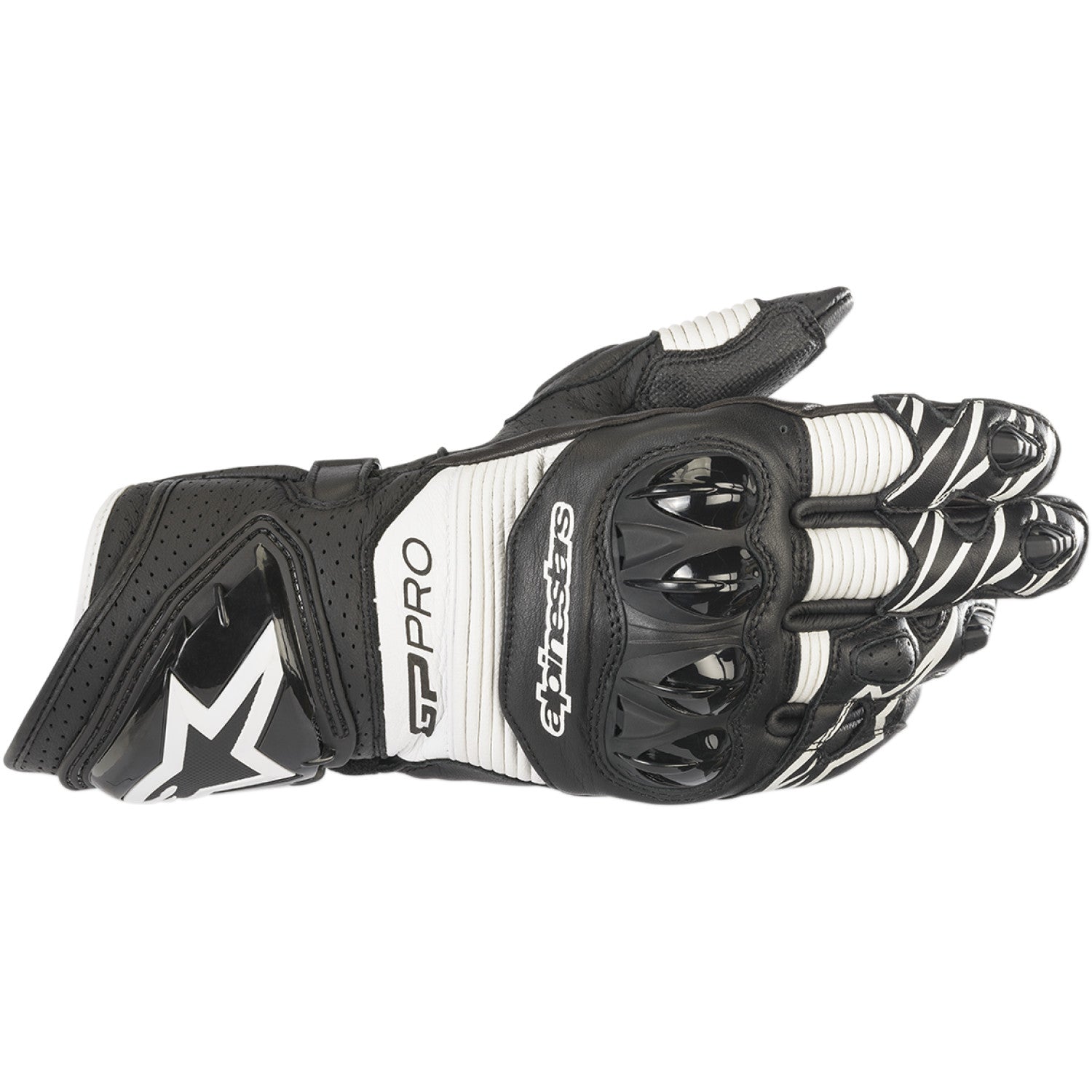 ALPINESTARS GP Pro RS3 Gloves - Black/White - Large 3556922-12-L