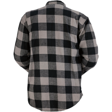 Z1R Duke Flannel Shirt - Gray/Black - Medium 3040-2546