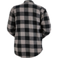 Z1R Duke Flannel Shirt - Gray/Black - 2XL 3040-2549