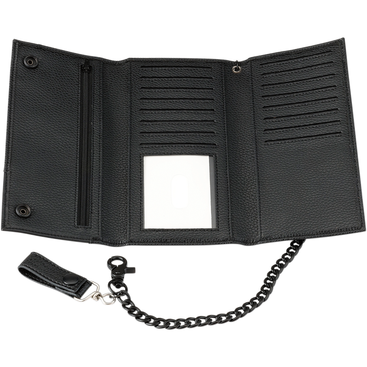 Z1R Z1R Leather Wallet - Black - Long 3070-1119