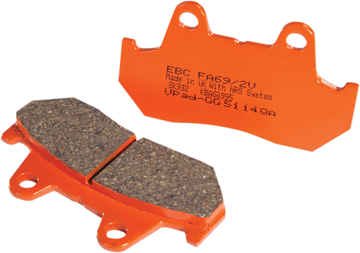 EBC Organic Brake Pads FA69/2