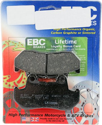 EBC Organic Brake Pads FA69/3