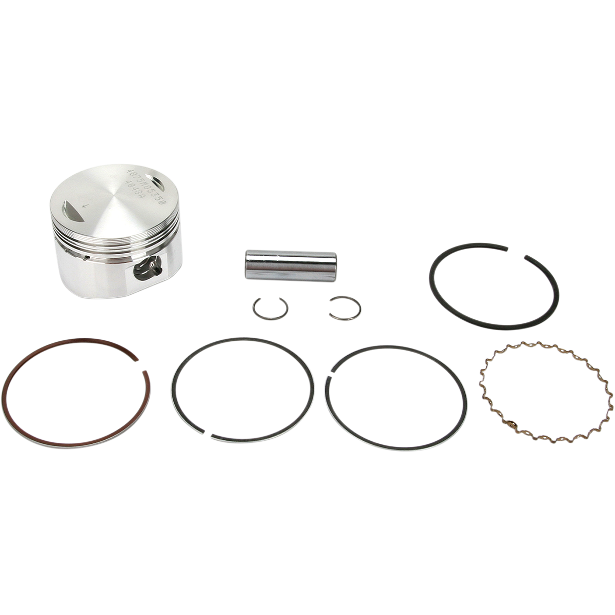 WISECO Piston Kit - 53.50 mm - Kawasaki | Suzuki 4875M05350