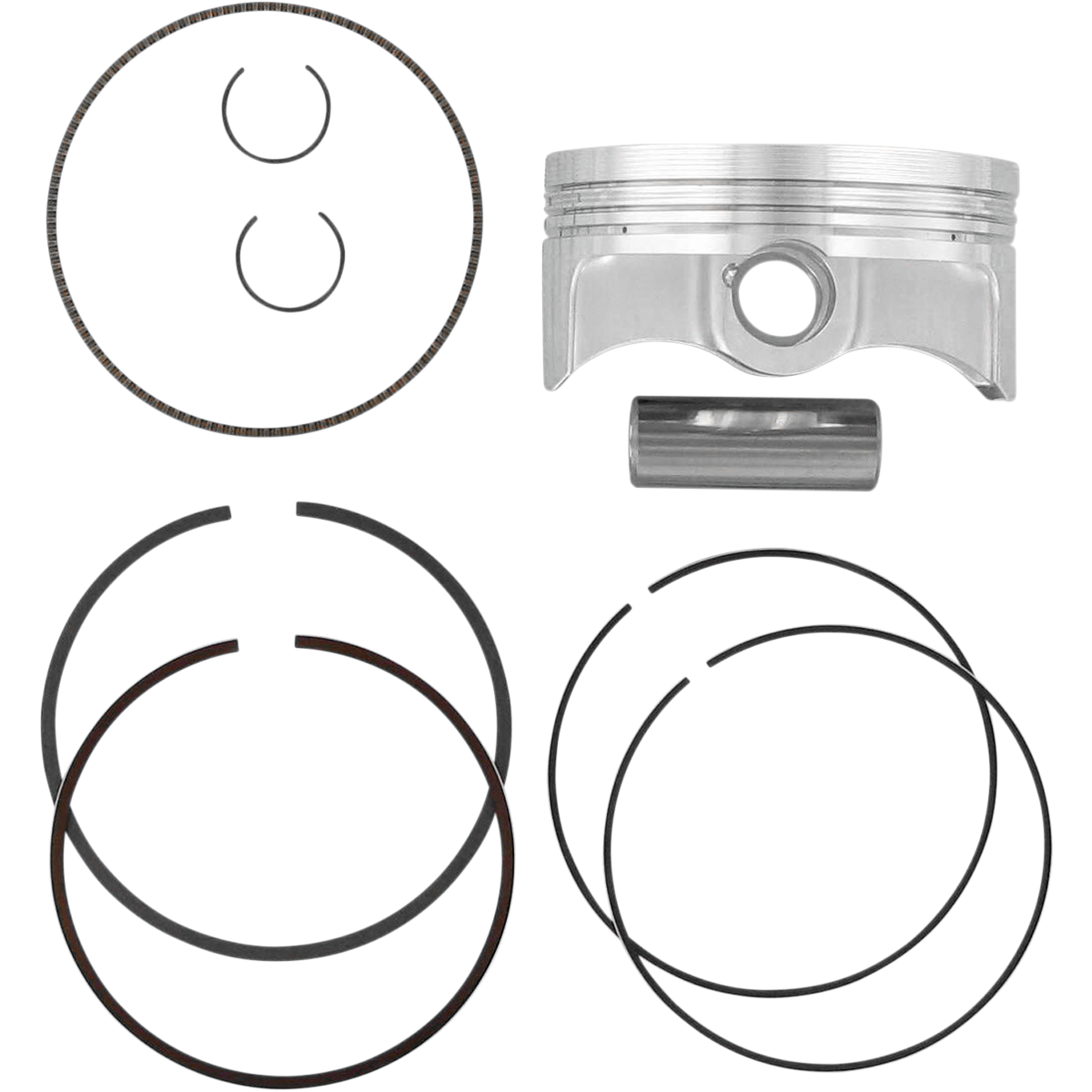 WISECO Piston Kit - 77.00 mm - Yamaha 4882M07700