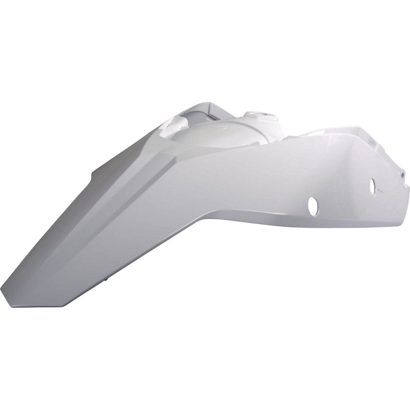 POLISPORT Fender - Rear - White - KTM 8567900013 by Polisport