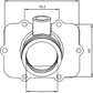 KIMPEX Carburetor Mounting Flange - Ski-Doo 301724