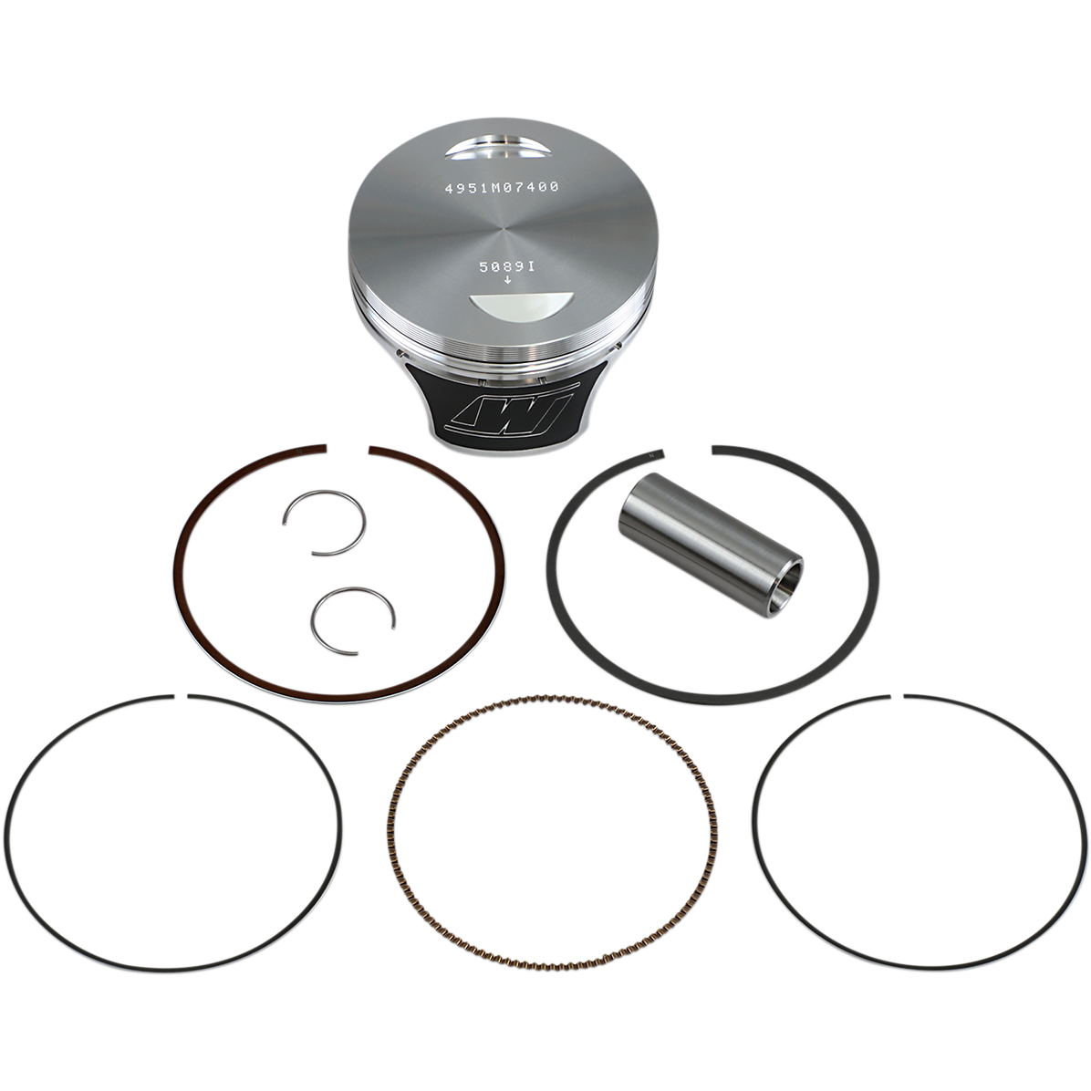 WISECO Piston Kit - 74.00 mm - Yamaha 4951M07400