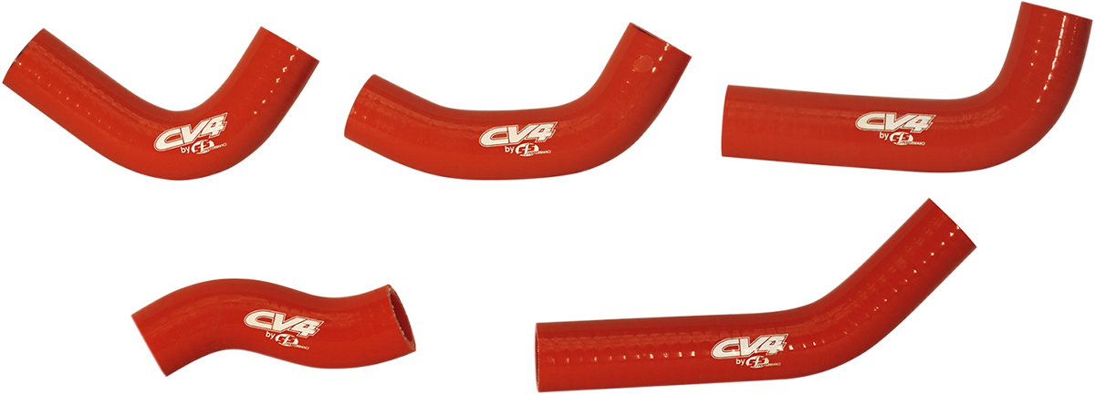 CV4 Performance Radiator Hose Kit - Red - Honda SFSMBC70R