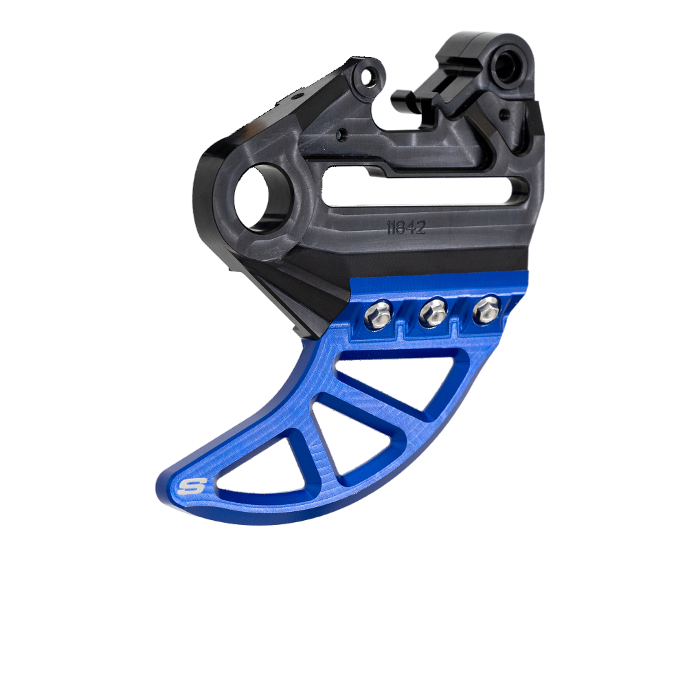 BRAKE CALIPER SUPPORT WITH BRAKE DISC GUARD | Sherco