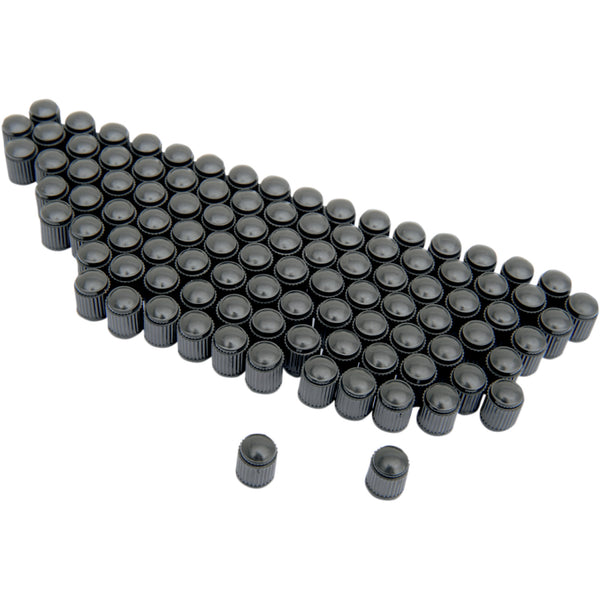 K&L Supply Valve Stem Cap - Black - 100 Pack 32-9989