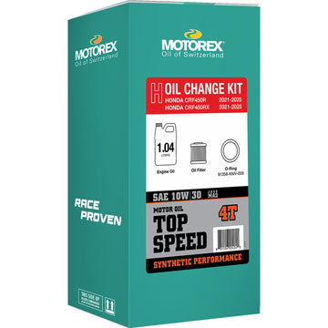 Motorex Oil Change Kit - Honda CRF 450 - 10W-30 311250