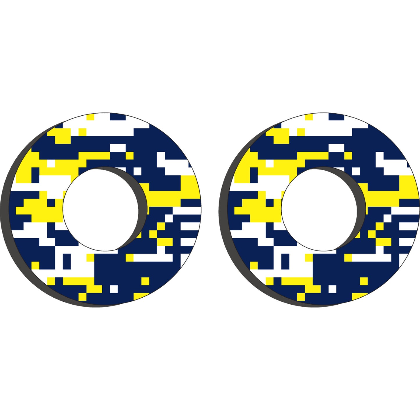 FACTORY EFFEX Grip Donuts - Husqvarna Blue/Yellow 22-67600
