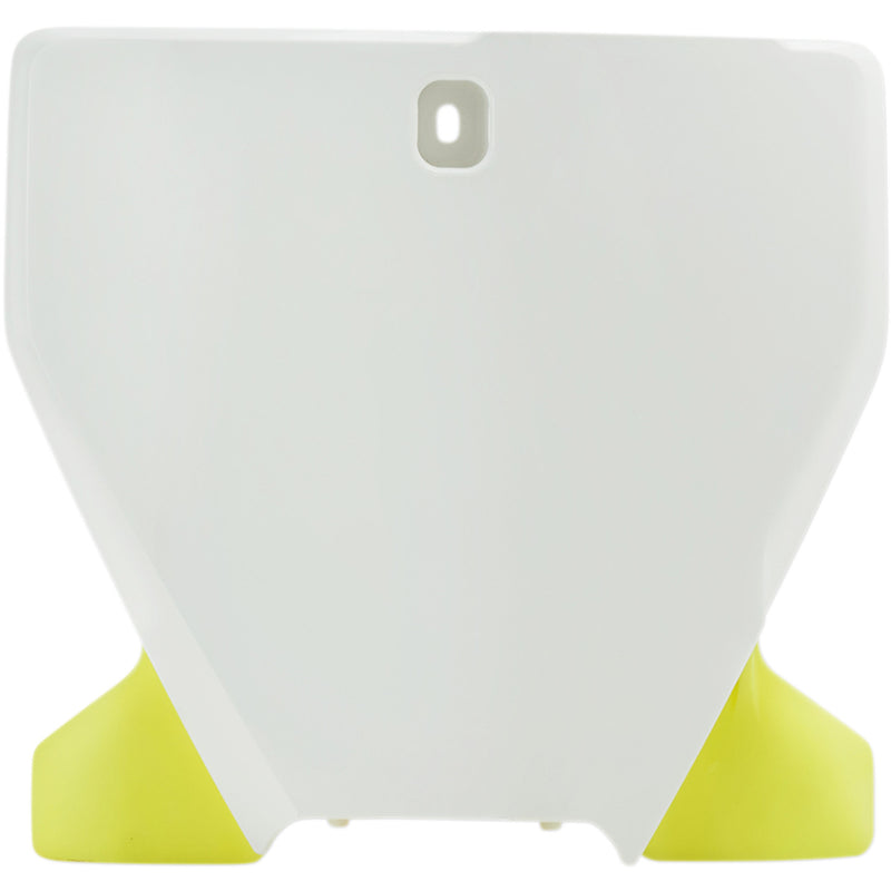 Acerbis Front Number Plate - White/Yellow 2726571070