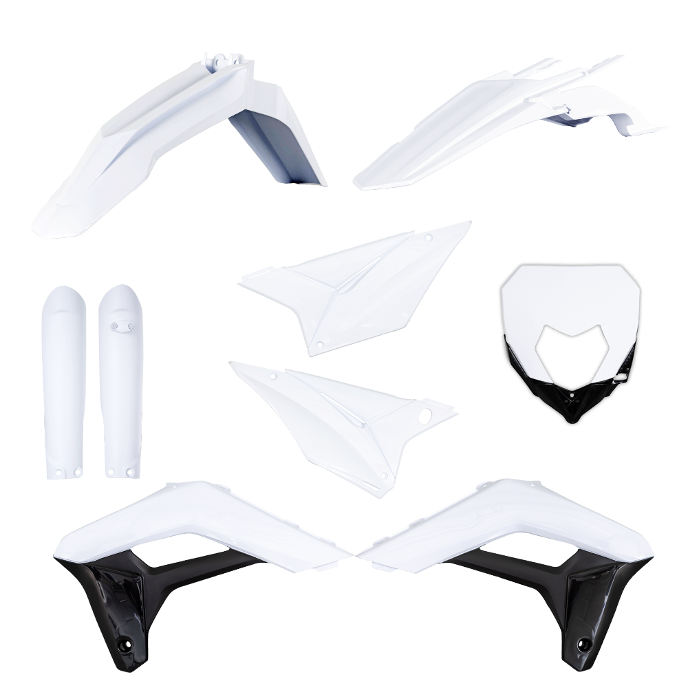 PLASTIC KIT END WHITE WITHOUT IPD | Sherco