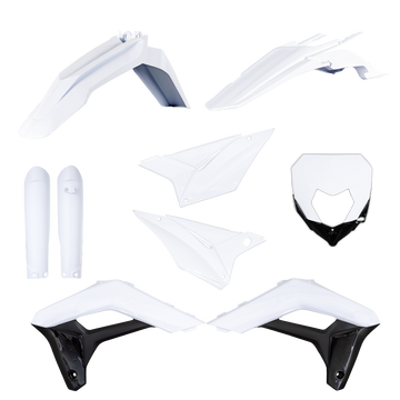 PLASTIC KIT END WHITE WITHOUT IPD | Sherco