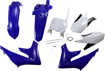 CYCRA 5 Piece Replica Body Kit - OE Blue/White/Black - Yamaha 1CYC-9427-00