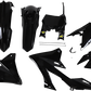 CYCRA 5 Piece Replica Body Kit - Black - RM-Z 250/450 1CYC-9430-12