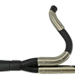 TRASK Assault 2:1 Exhaust - Black/Stainless Steel - '07-'17 Softail TM-5060BK