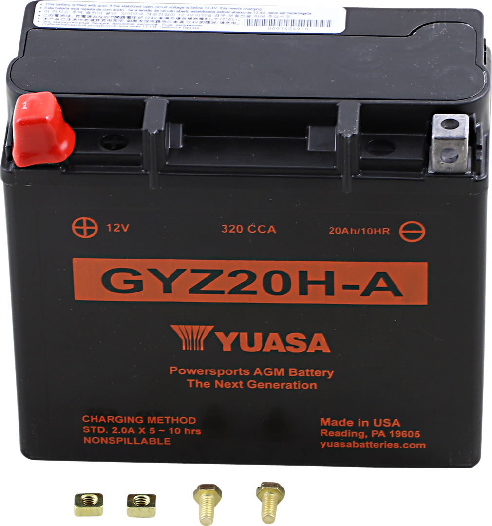 Yuasa AGM Battery - GYZ20H-A YUAM720GHA