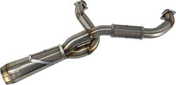 TRASK 2-into-1 Big Sexy Exhaust System - Brushed Stainless Steel TM-5110