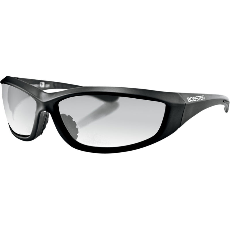 BOBSTER Charger Sunglasses - Gloss Black - Clear Lens ECHA001C