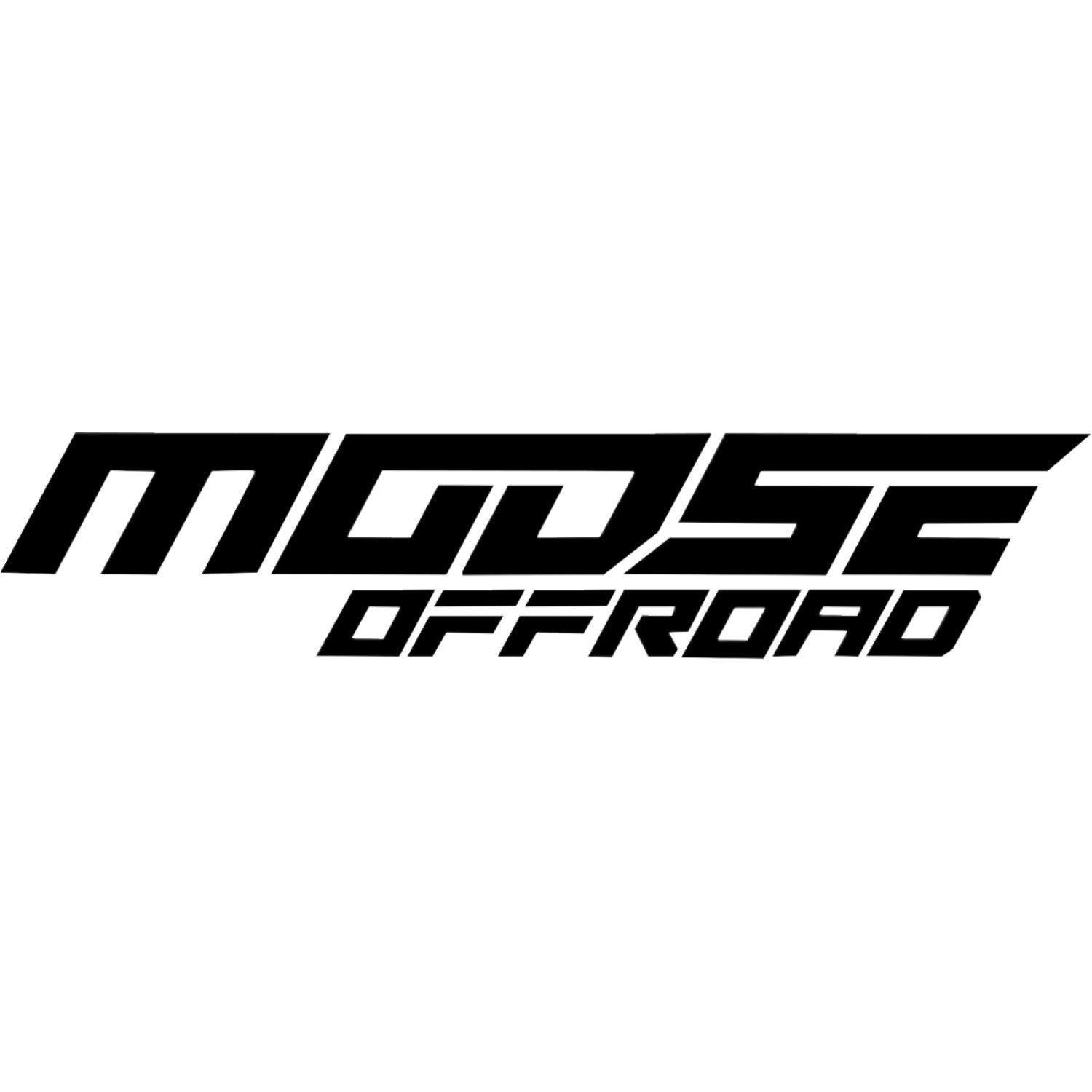 Moose Offroad Decal - Moose Corporate Stacked - Black - 10 Pack 4320-2633 | Stickers Decals